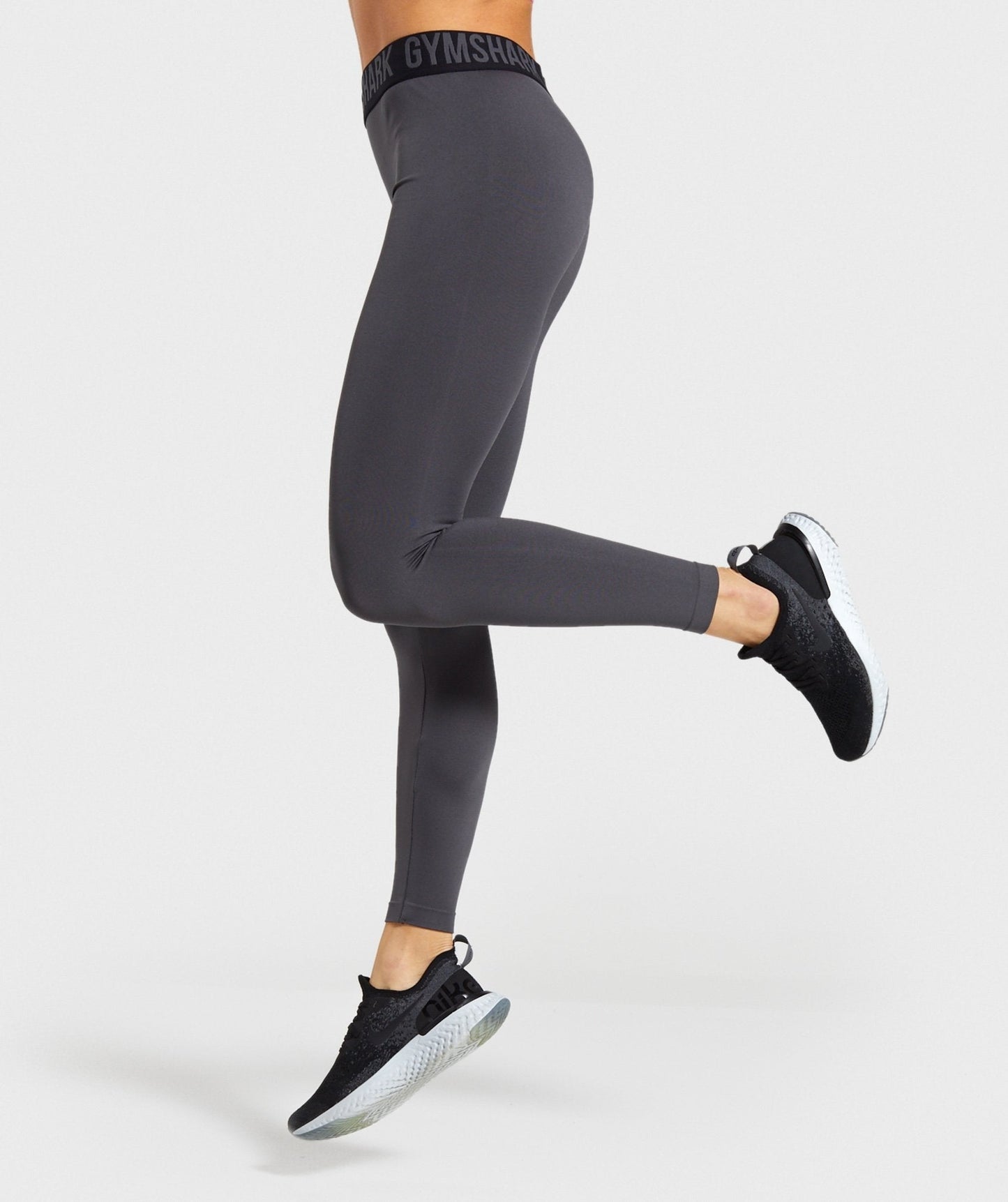 Gymshark Fit Seamless Leggings - Charcoal/Black