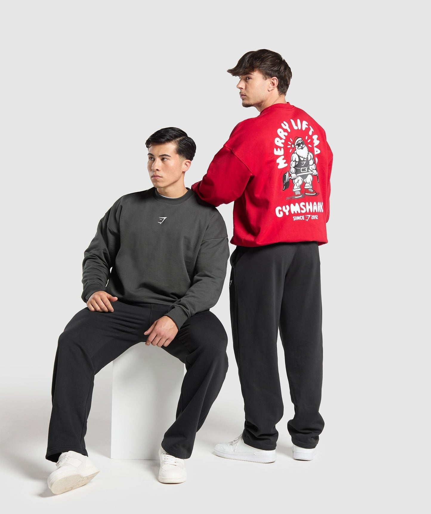 Gymshark Liftmas Crew - Asphalt Grey