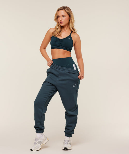 Gymshark Training Regular Fleece Joggers - GS Stealth Blue