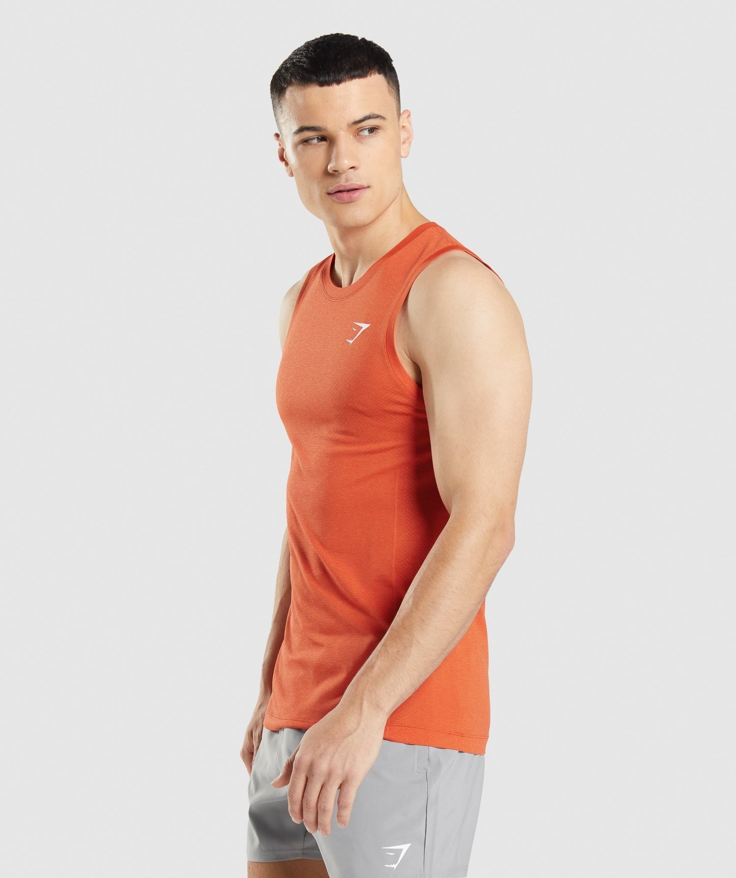 Gymshark Vital Light Tank - Papaya Orange Marl