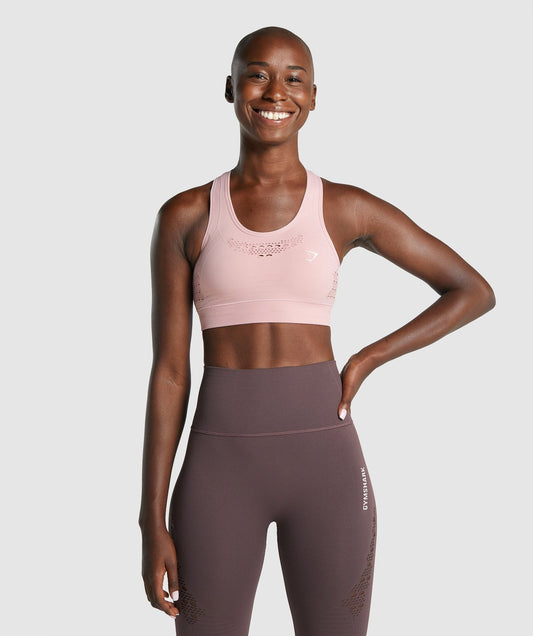 Gymshark Energy Seamless Sports Bra - Light Pink