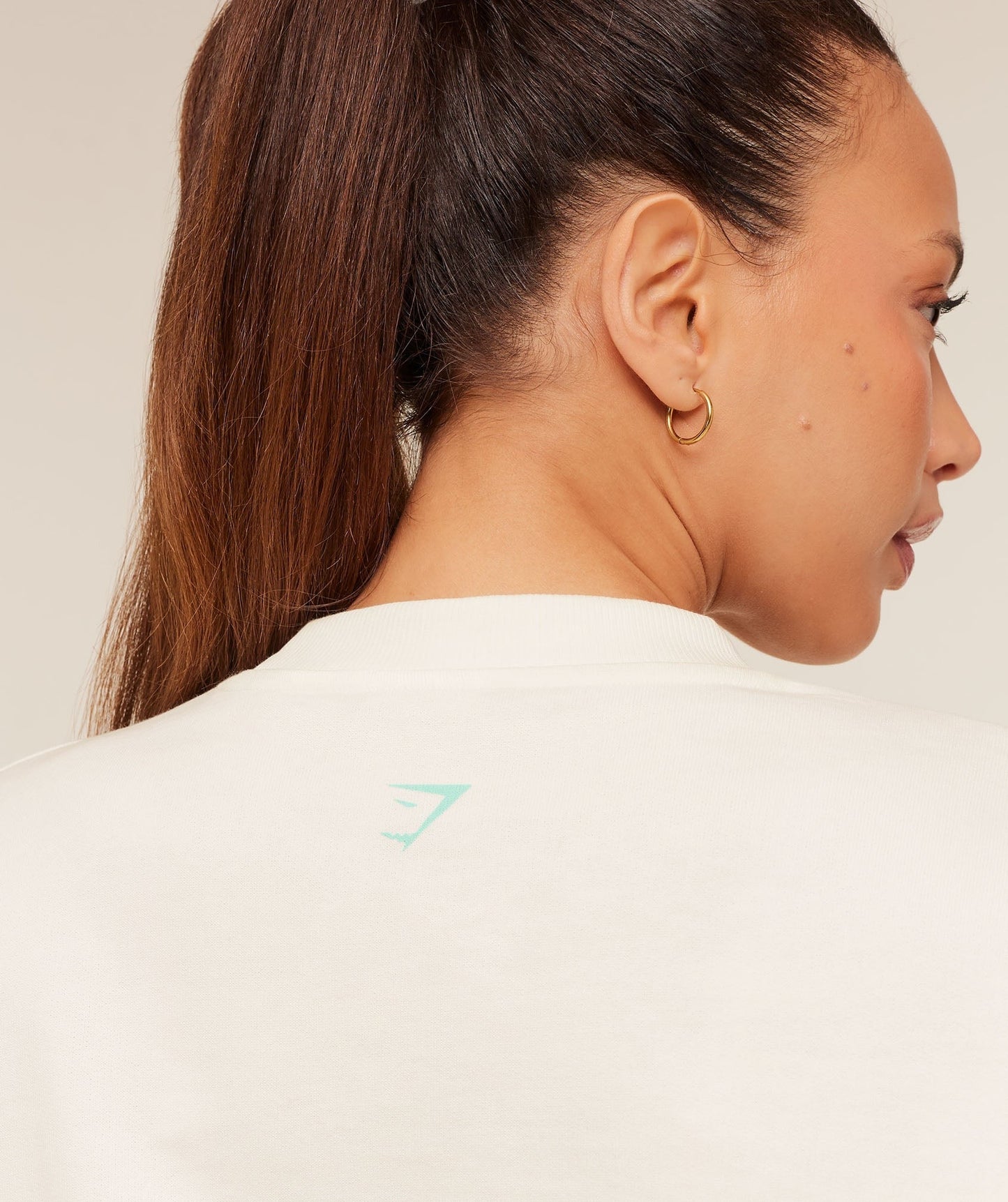 Gymshark Glutey Calls Graphic Sweatshirt - Soft White
