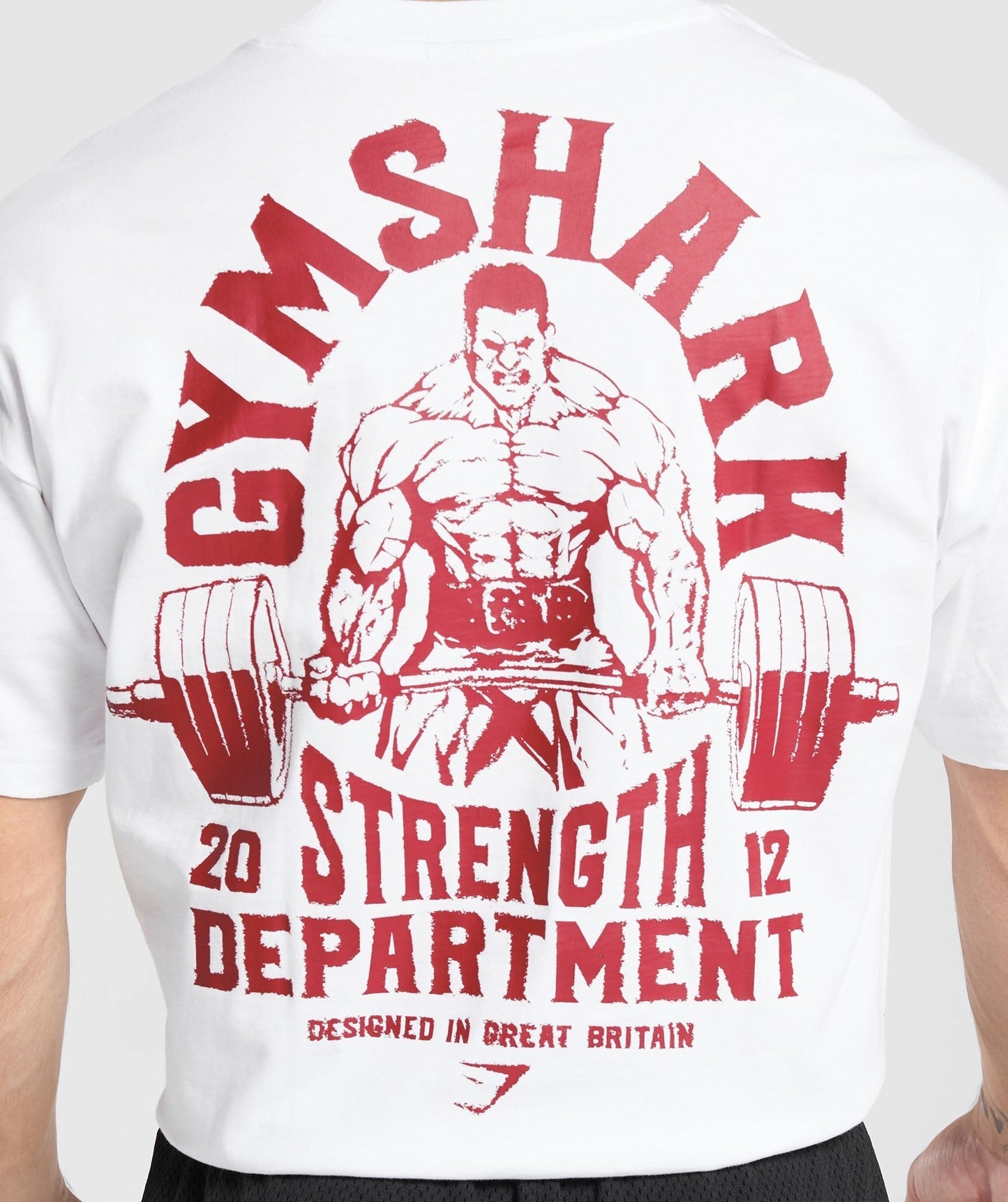 Gymshark Strength Department Graphic T-Shirt - White