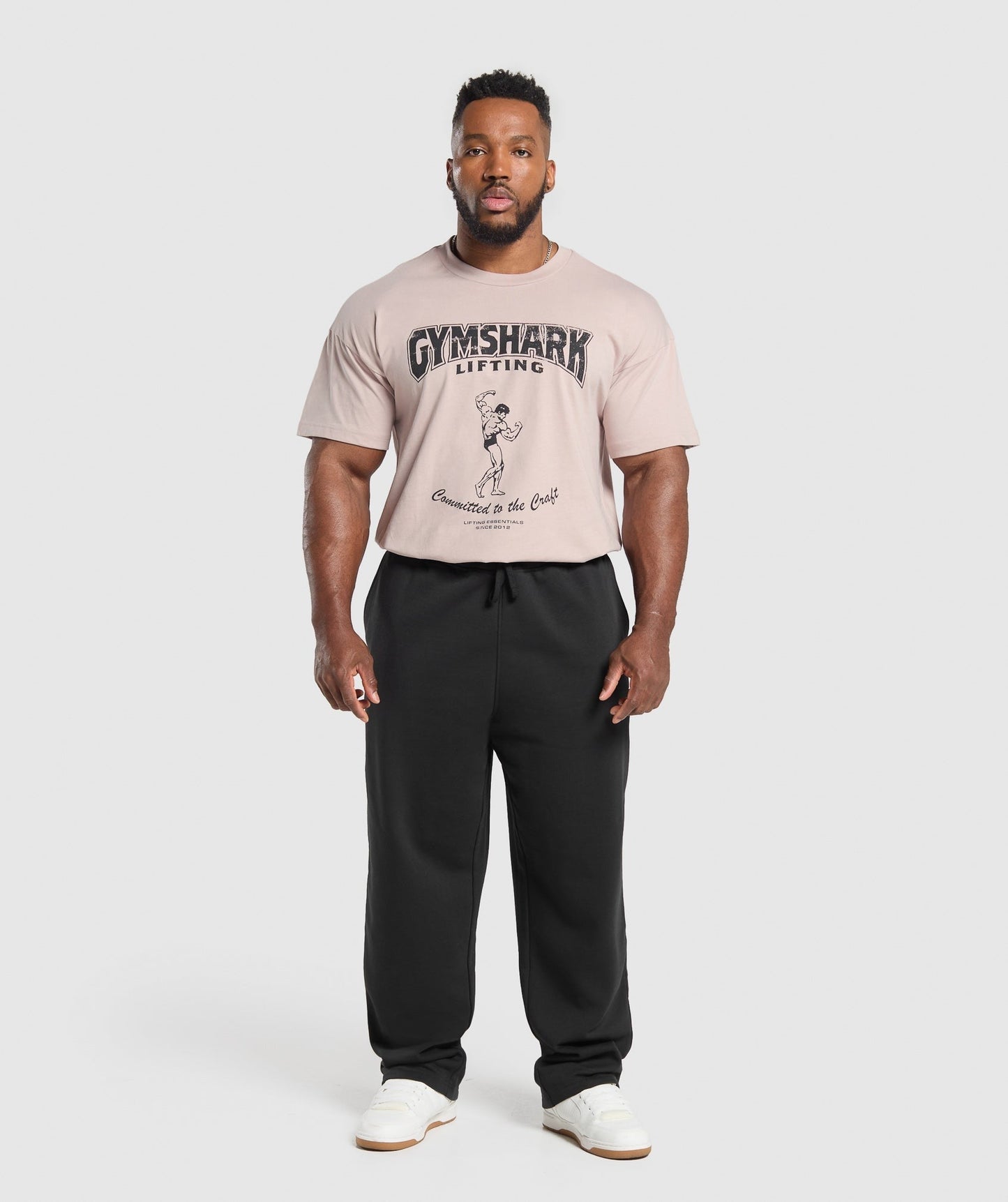 Gymshark Committed to the Craft T-Shirt - Muted Pink