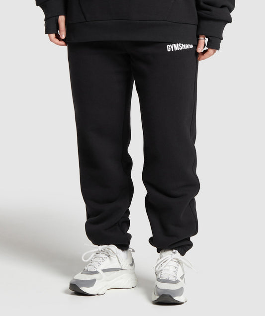 Gymshark GS X Leana Deeb Oversized Joggers - Black