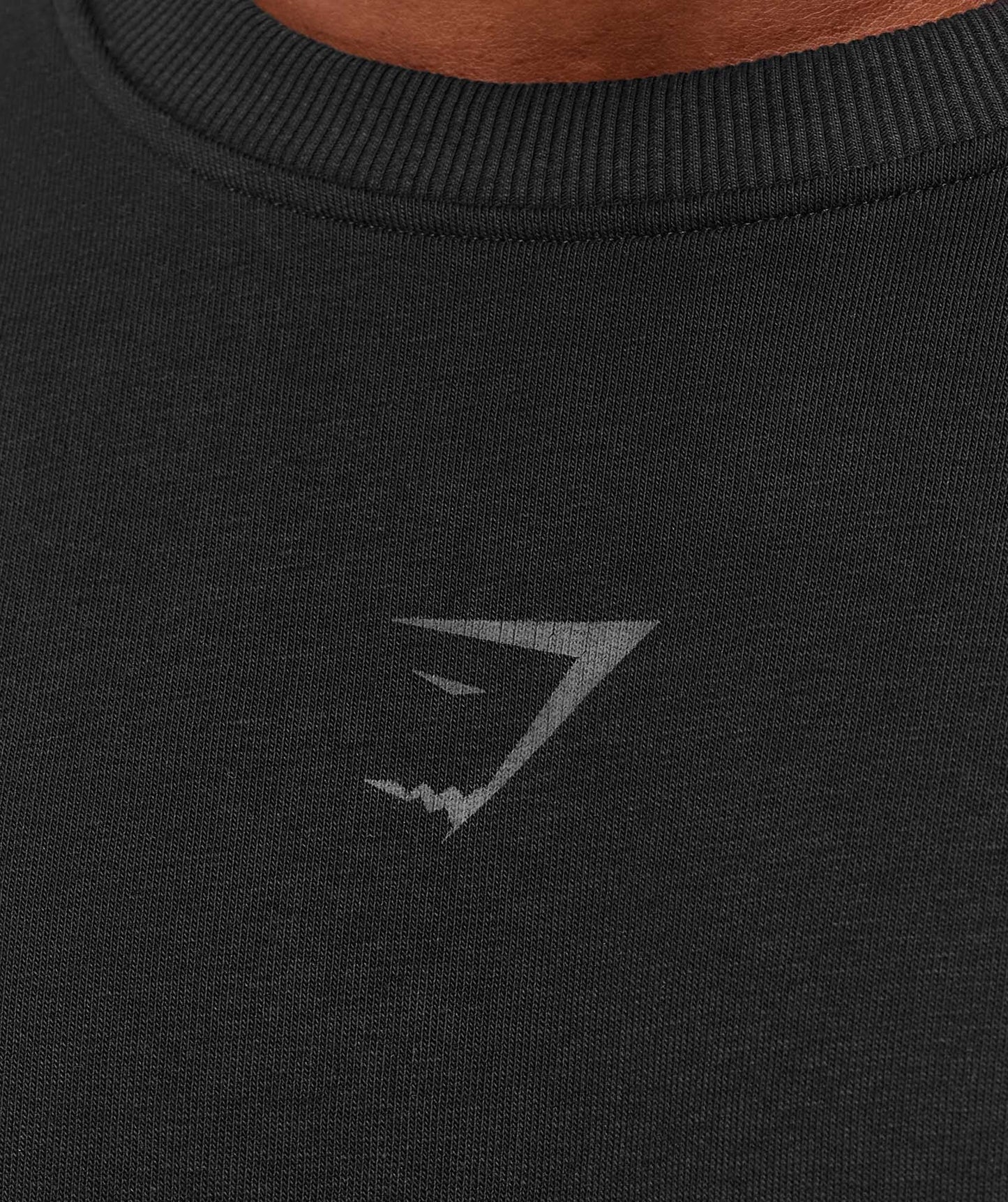 Gymshark Power Crew - Black/Asphalt Grey
