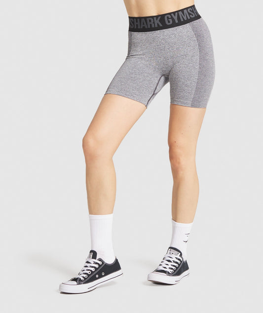 Gymshark Flex Shorts - Charcoal Marl/Black