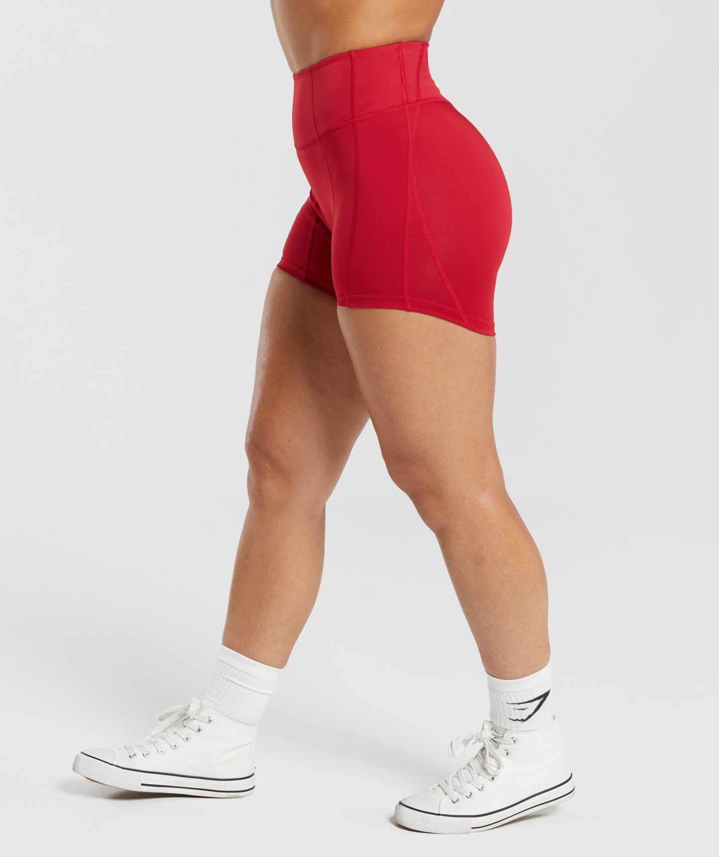 Gymshark GS Power High Rise Shorts - Carmine Red