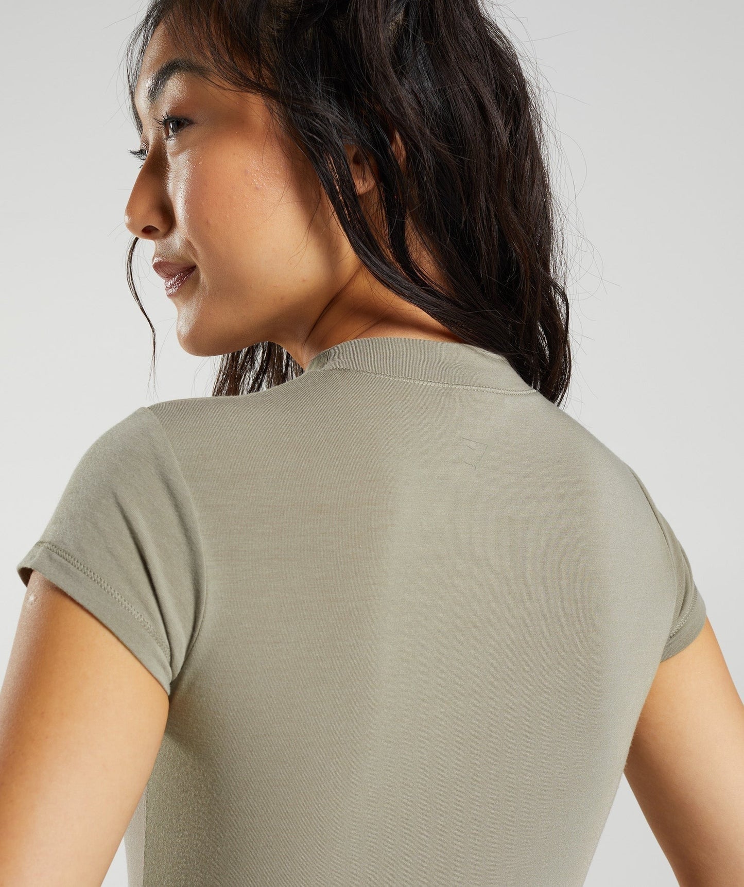 Gymshark Jersey Body Fit T-Shirt - Earthy Brown