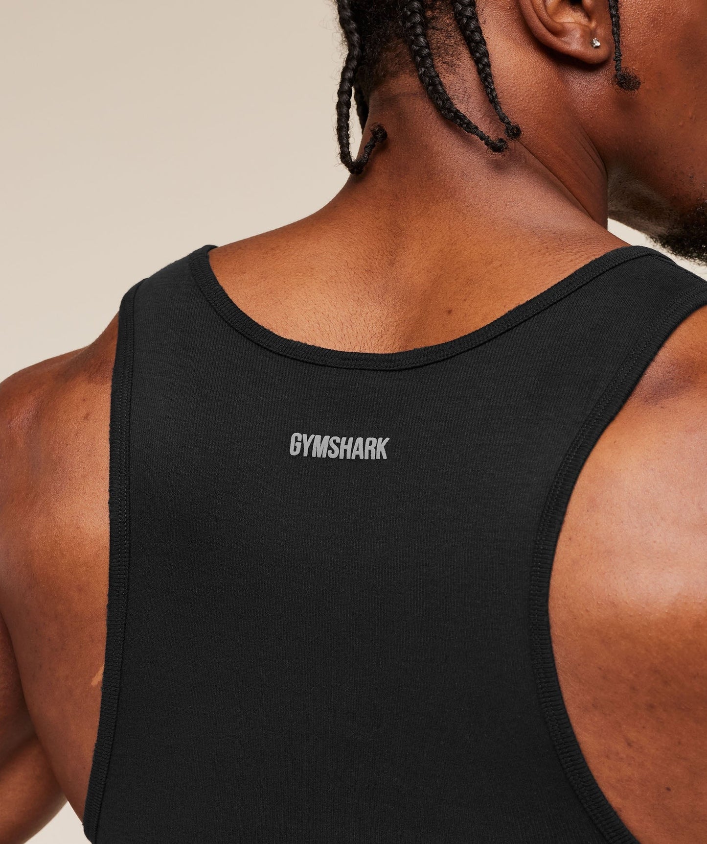 Gymshark x CBUM Ribbed Tank - Black
