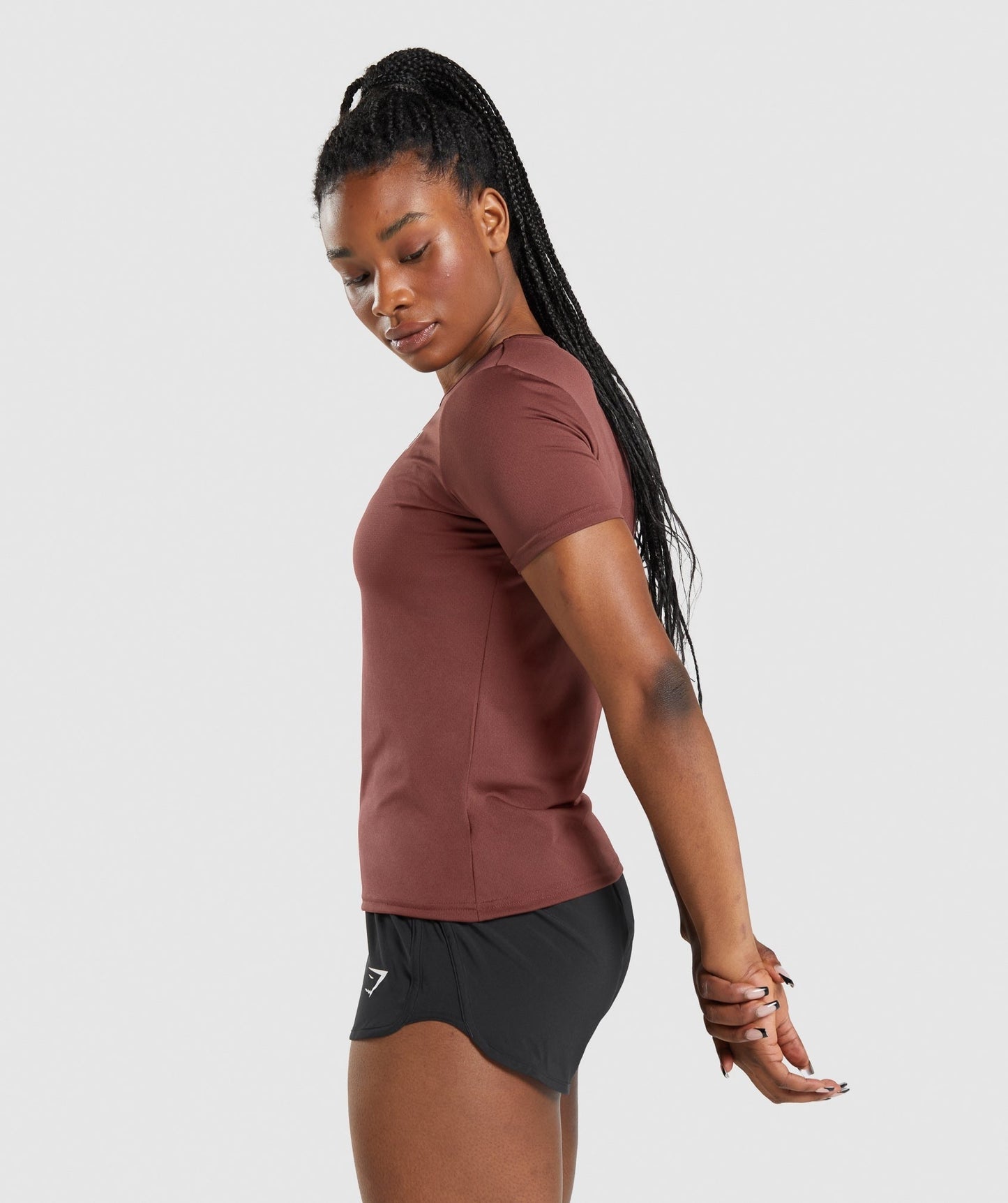 Gymshark Training T-Shirt - Cherry Brown