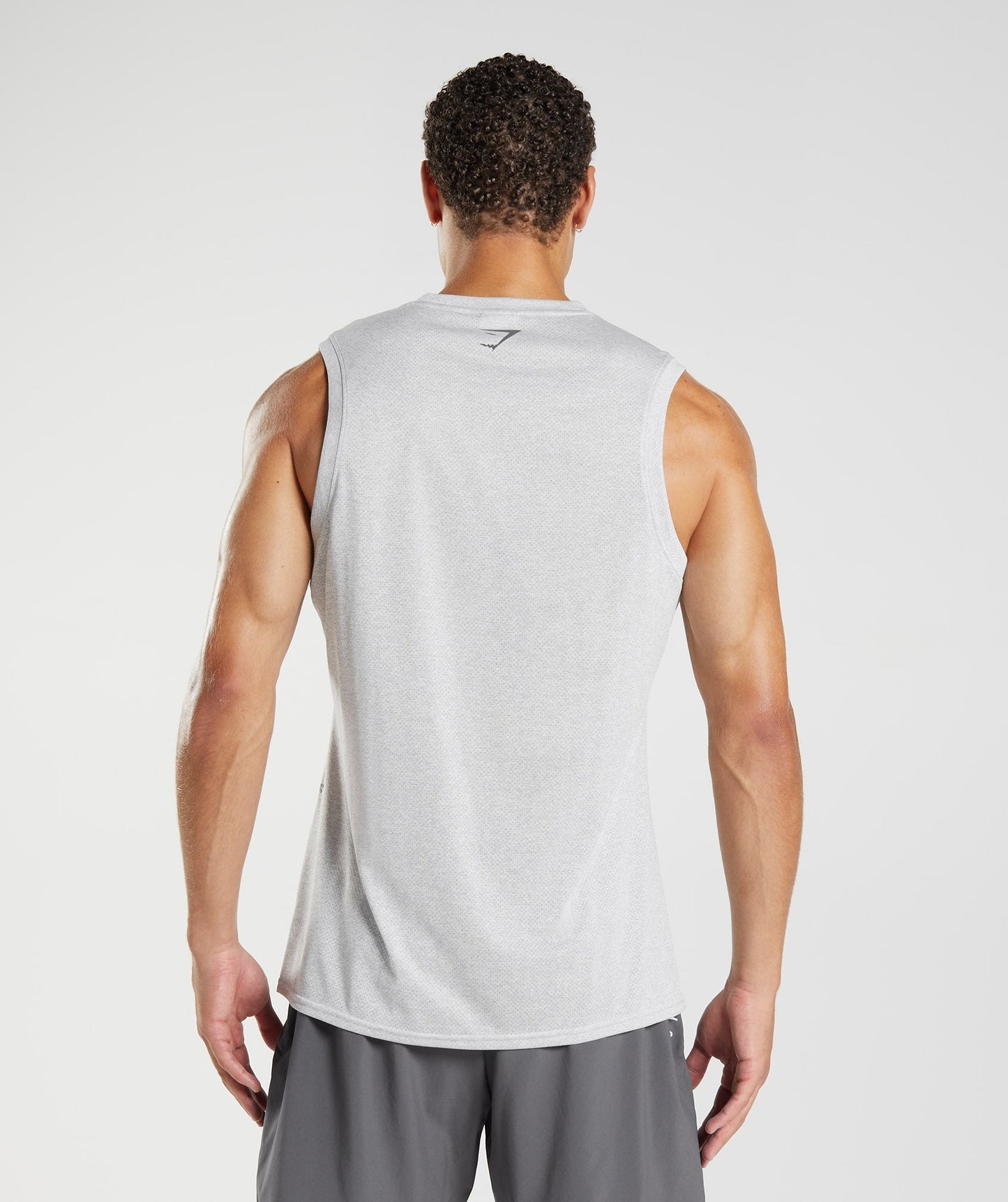 Gymshark Sport Tank - White/Smokey Grey Marl