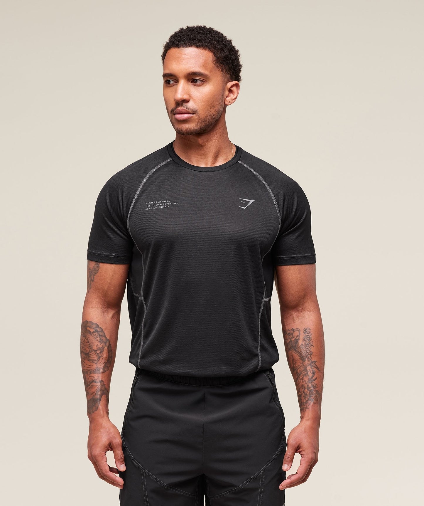 Gymshark Tactical T-Shirt - Black