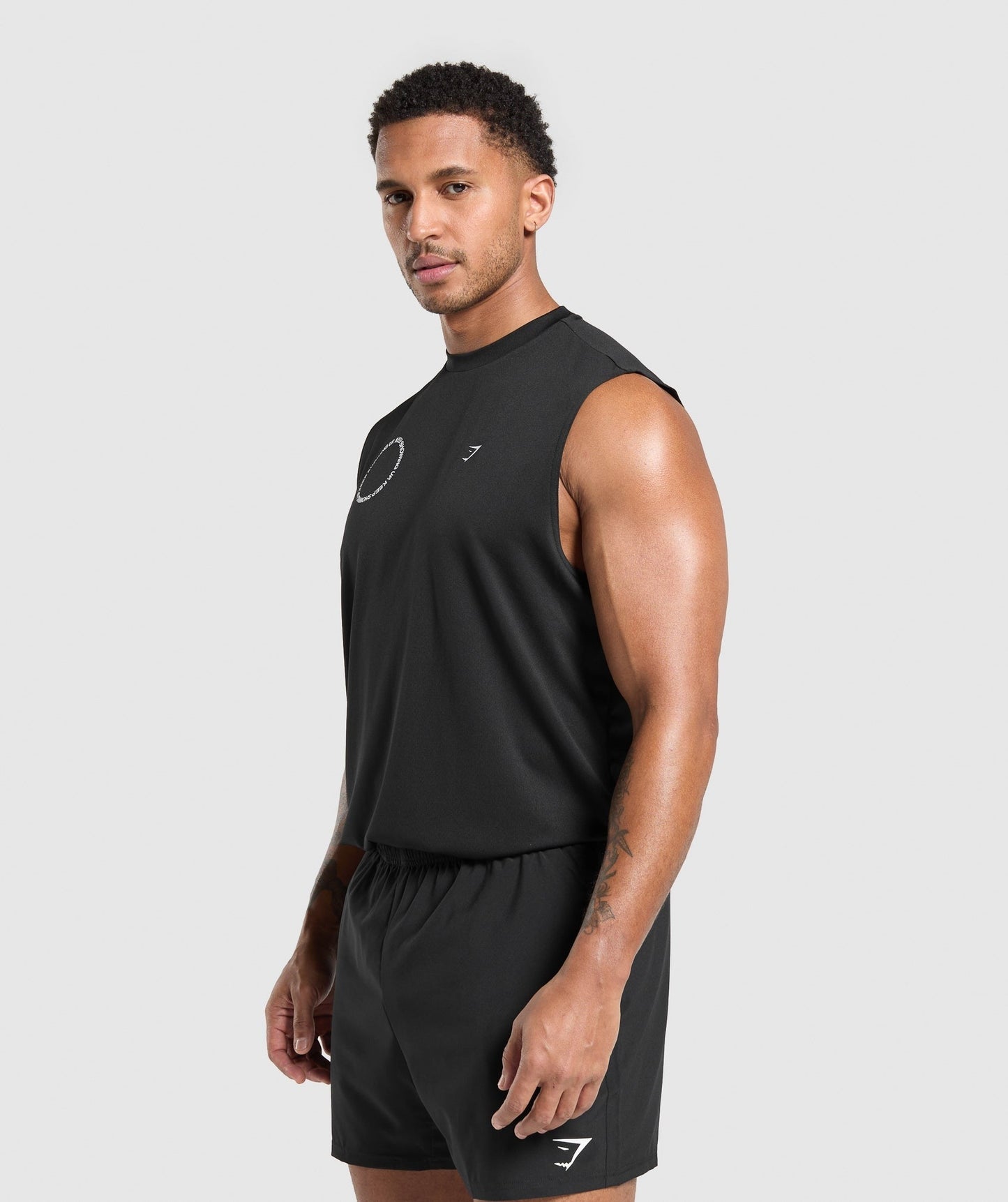 Gymshark Keep Showing Up Tank - Black