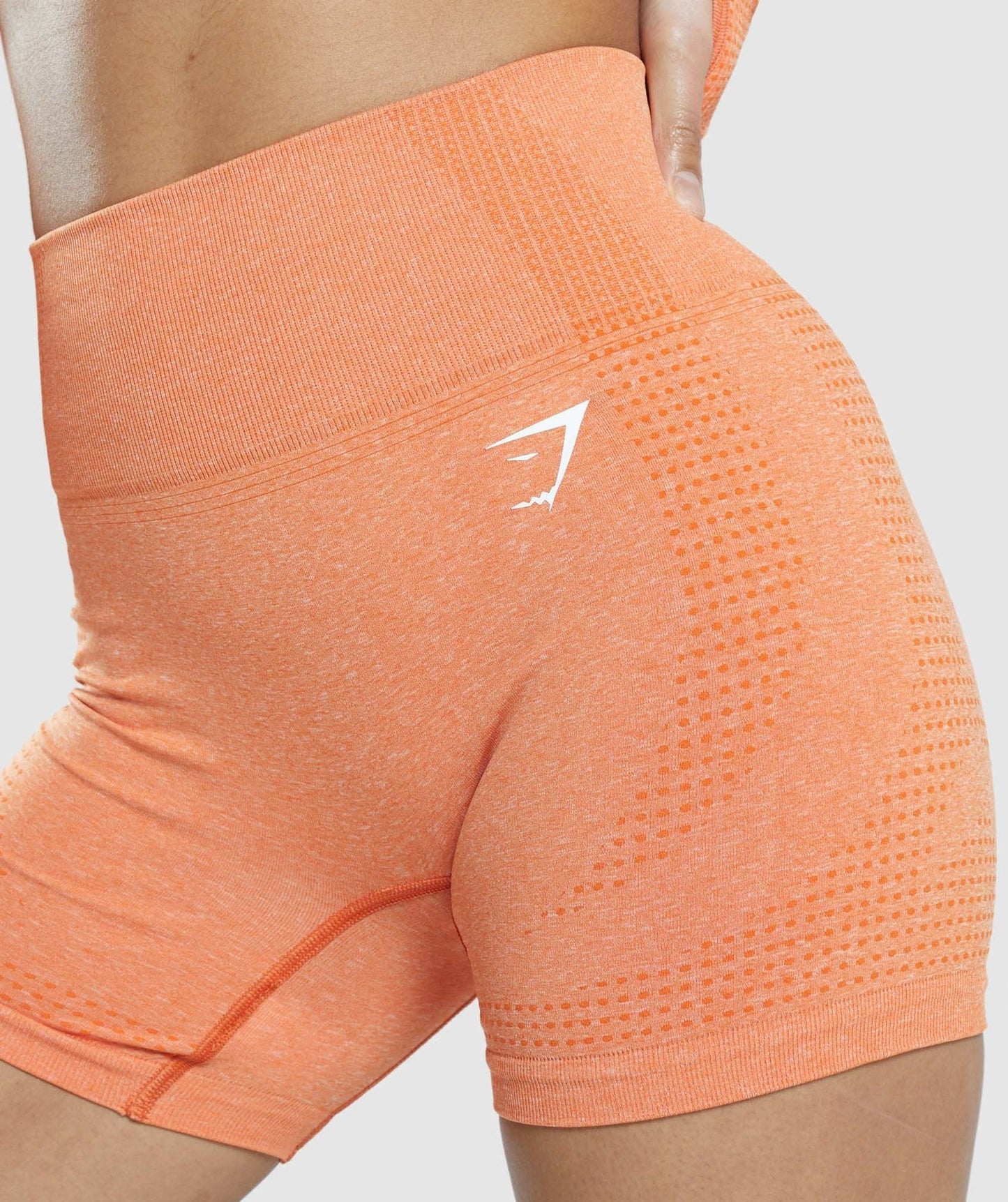 Gymshark Vital Seamless Shorts - Apricot Orange Marl