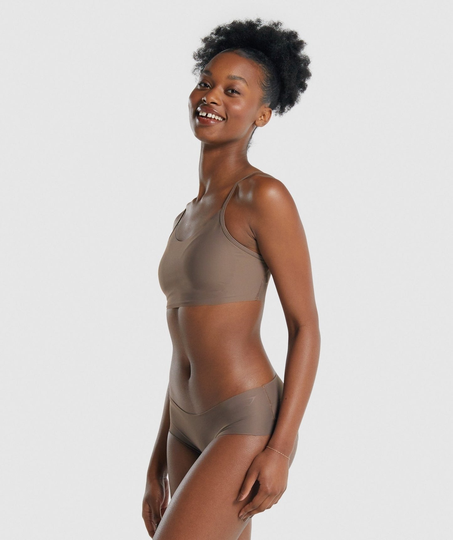 Gymshark No VPL Bralette - Brown