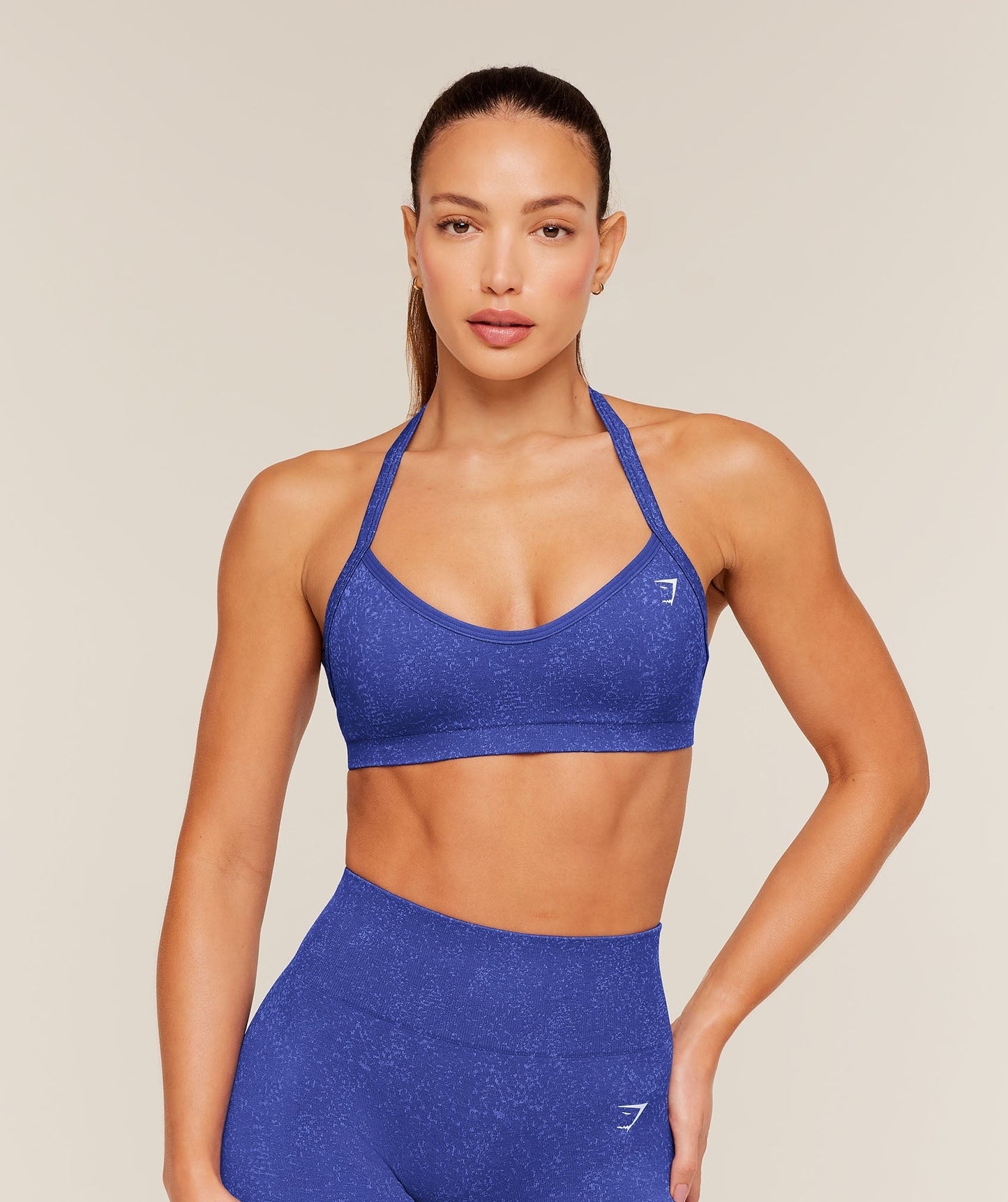 Gymshark Adapt Fleck Sports Bra - Force Blue/Steady Purple