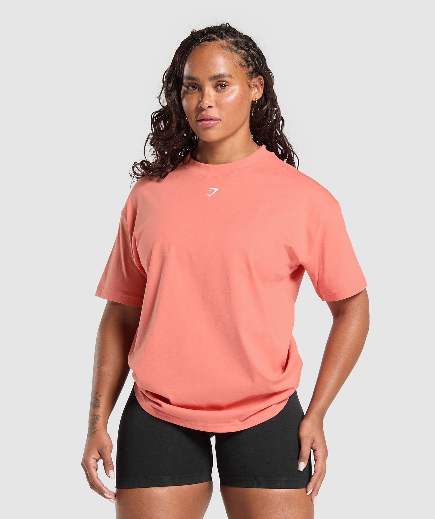 Gymshark Strength Department Graphic T-Shirt - Muted Coral