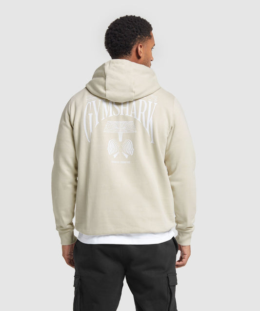 Gymshark Hybrid Wellness Hoodie - Pebble Grey