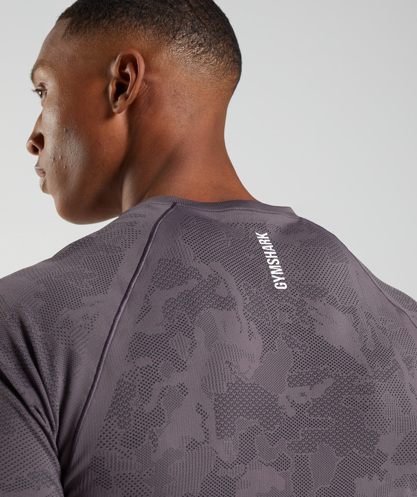 Gymshark Geo Seamless T-Shirt - Musk Lilac/Black