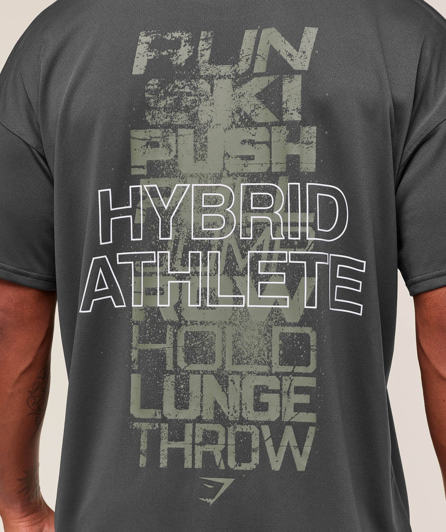 Gymshark Hybrid Athlete T-Shirt - Grey