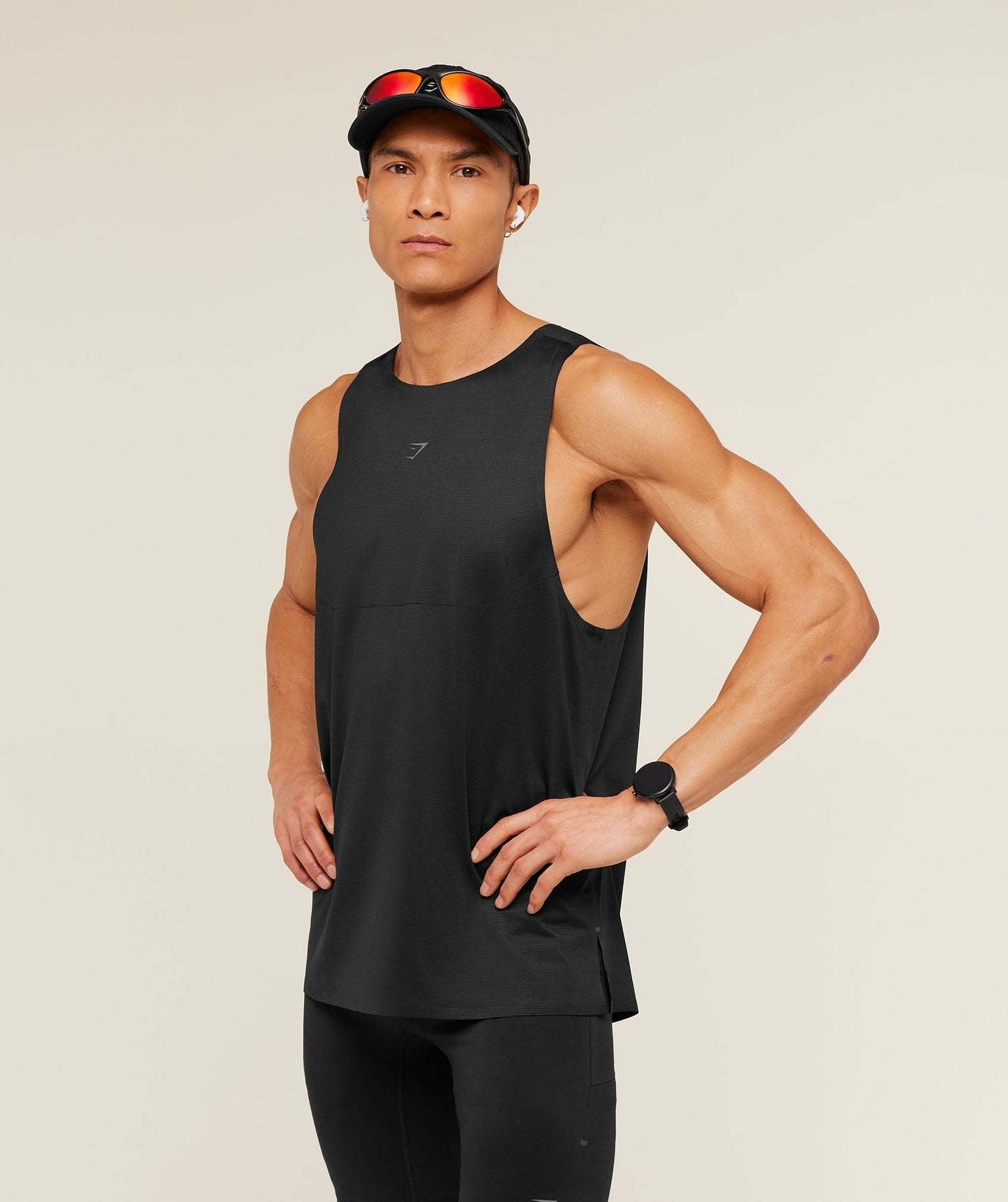 Gymshark Running Elite Tank - Black