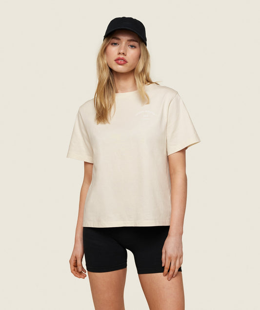 Gymshark Phys Ed Graphic T-Shirt - Ecru White