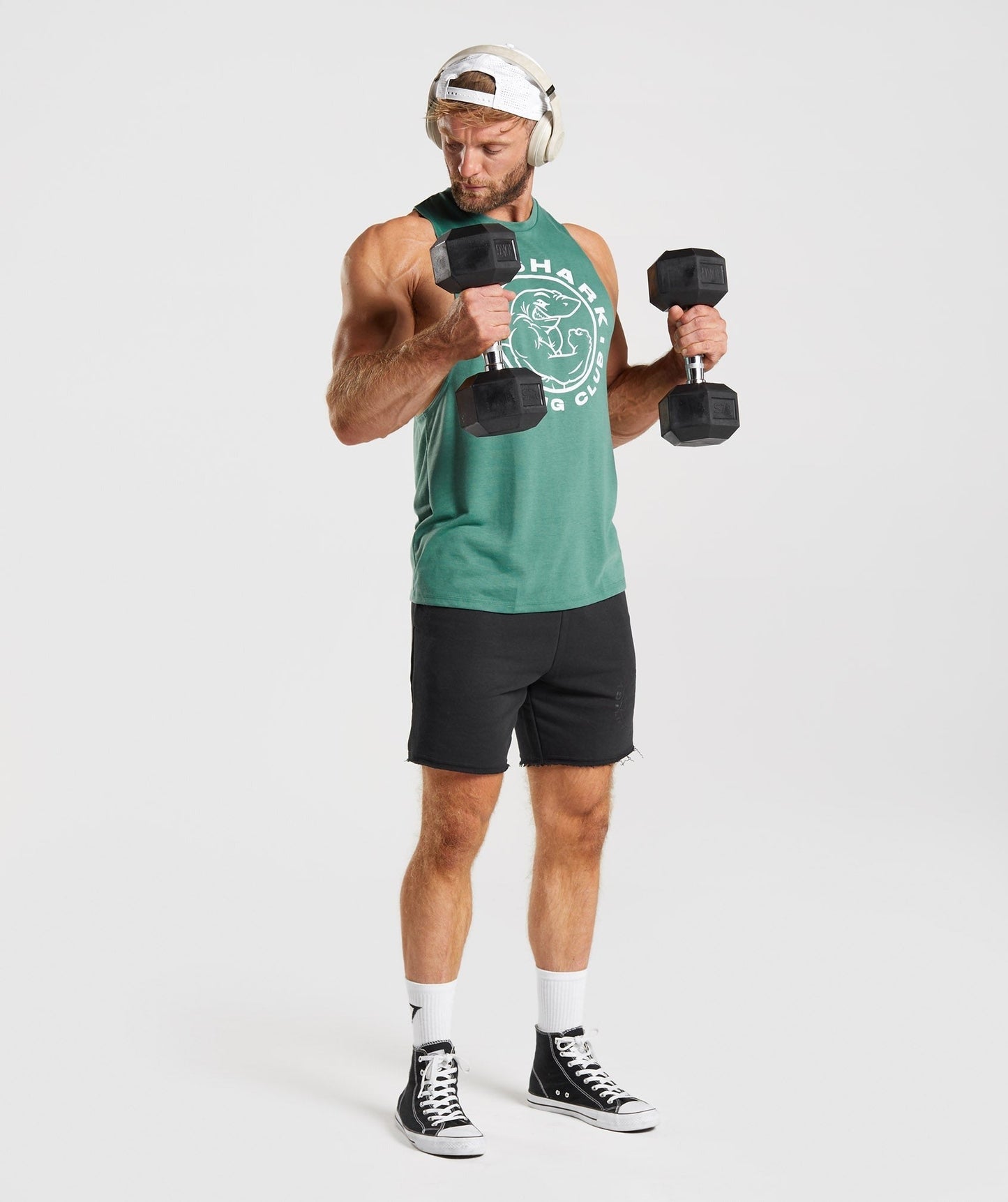 Gymshark Legacy Drop Arm Tank - Hoya Green