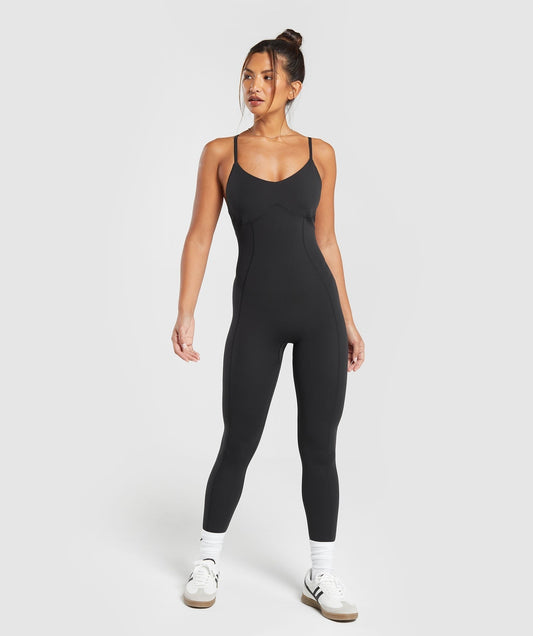 Gymshark Strappy All in One Full Length - Black