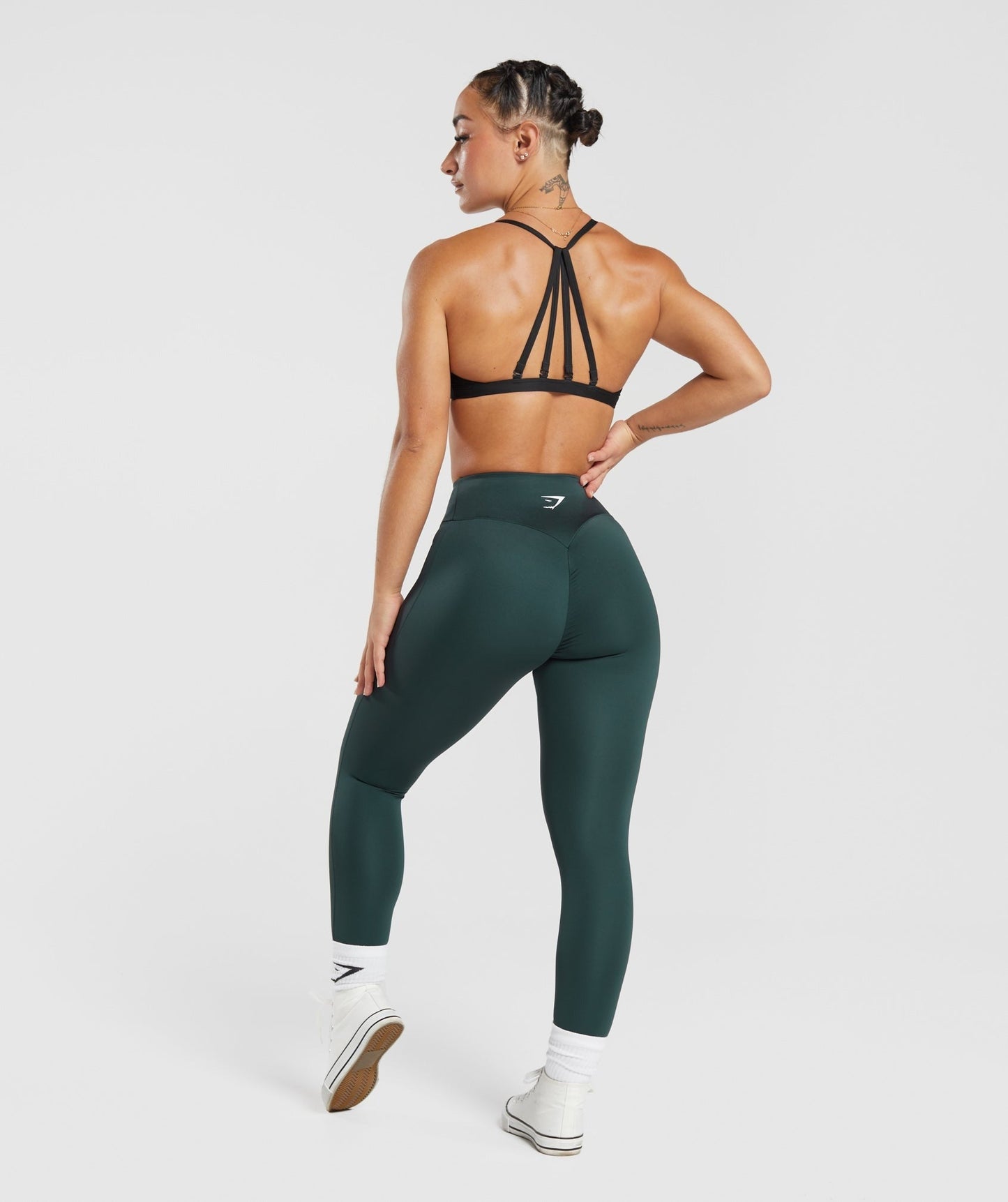 Gymshark Power Regular Leggings - Darkest Teal