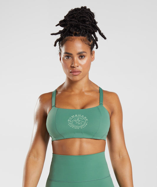 Gymshark Legacy Sports Bra - Hoya Green