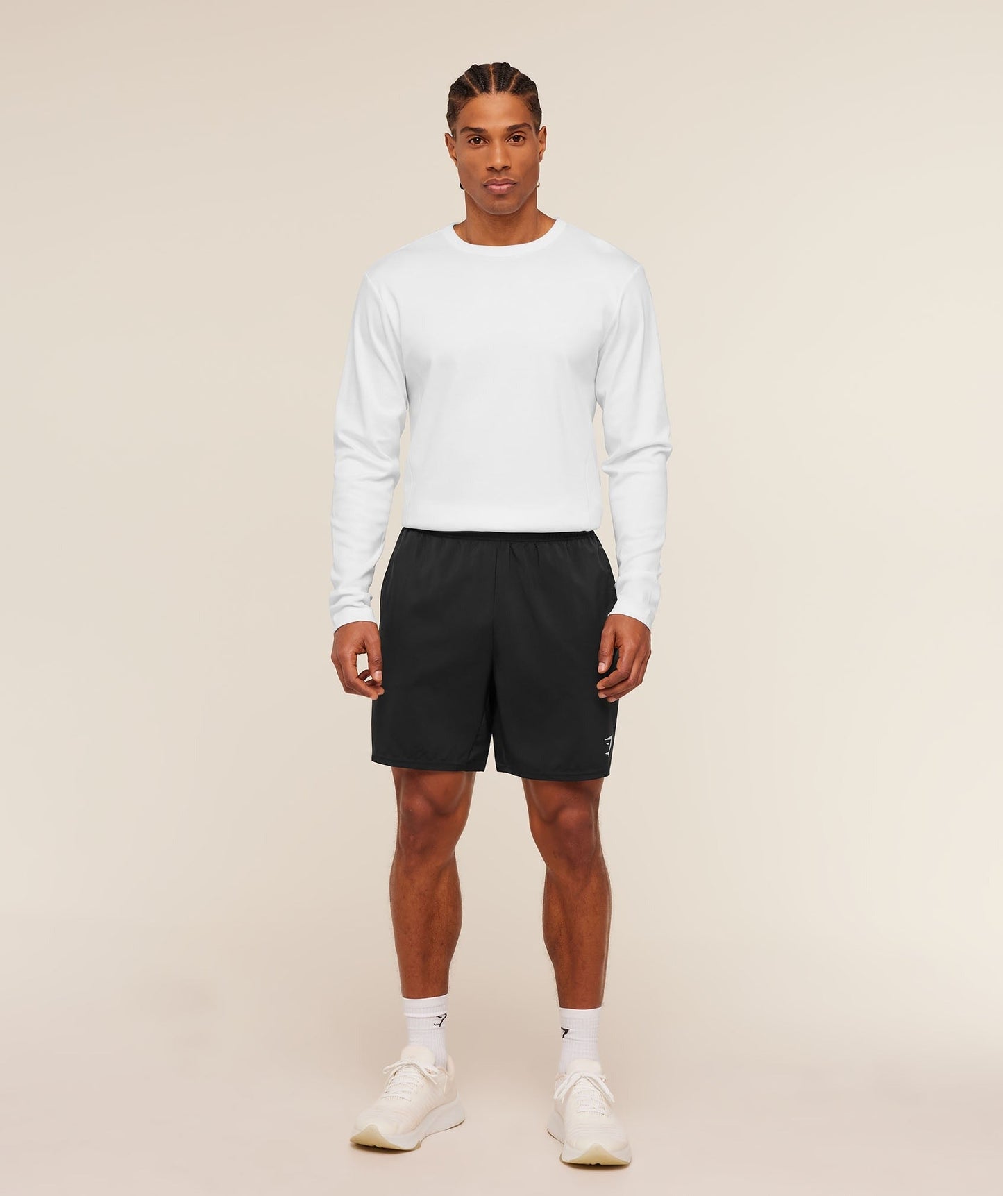 Gymshark Off Duty Long Sleeve T-Shirt - White