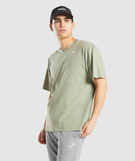 Gymshark Essential Oversized T-Shirt - Light Green