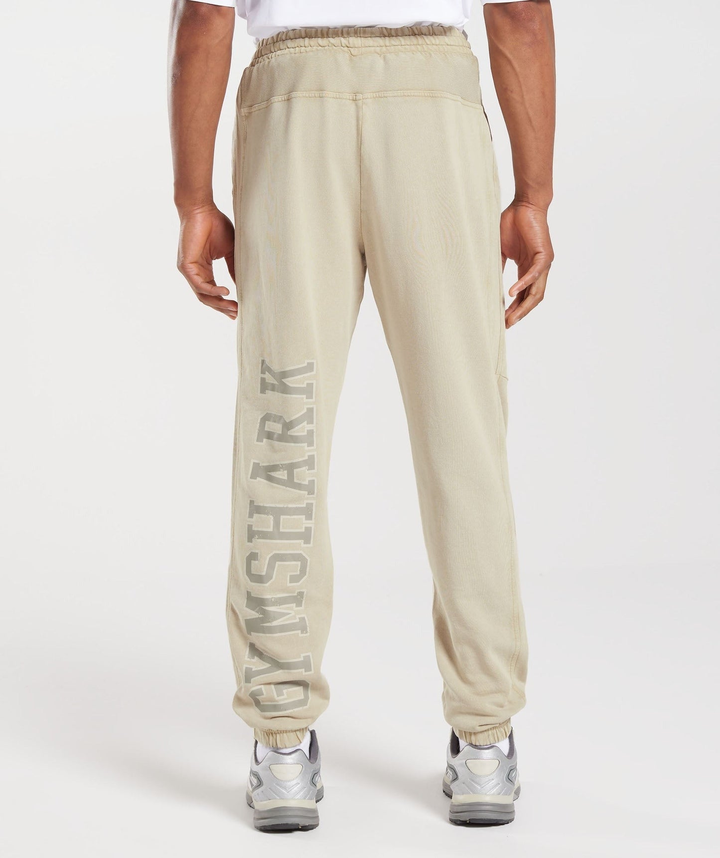 Gymshark Collegiate Joggers - Pebble Grey/Acid Wash