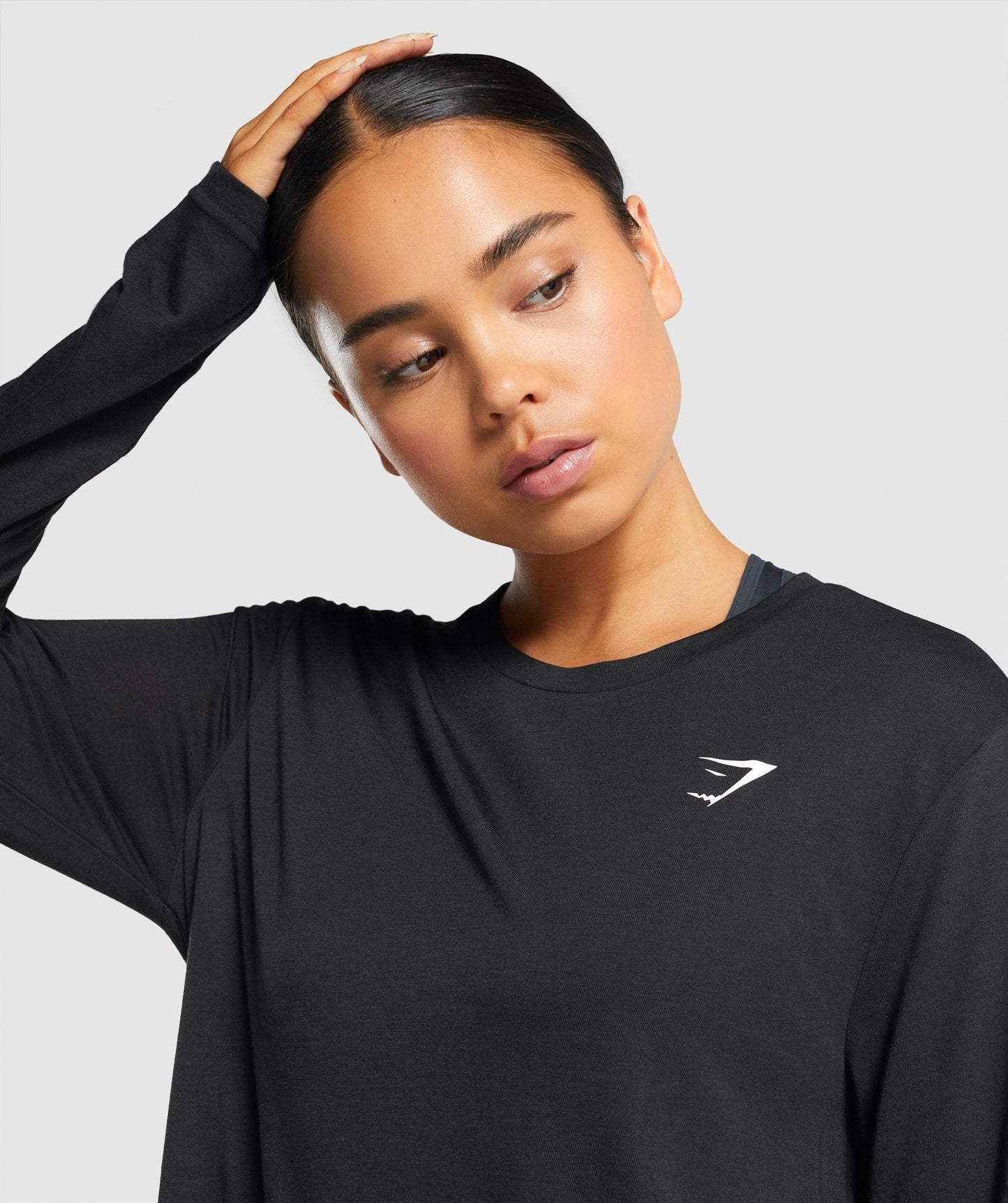 Gymshark Training Oversized Long Sleeve Top - Black