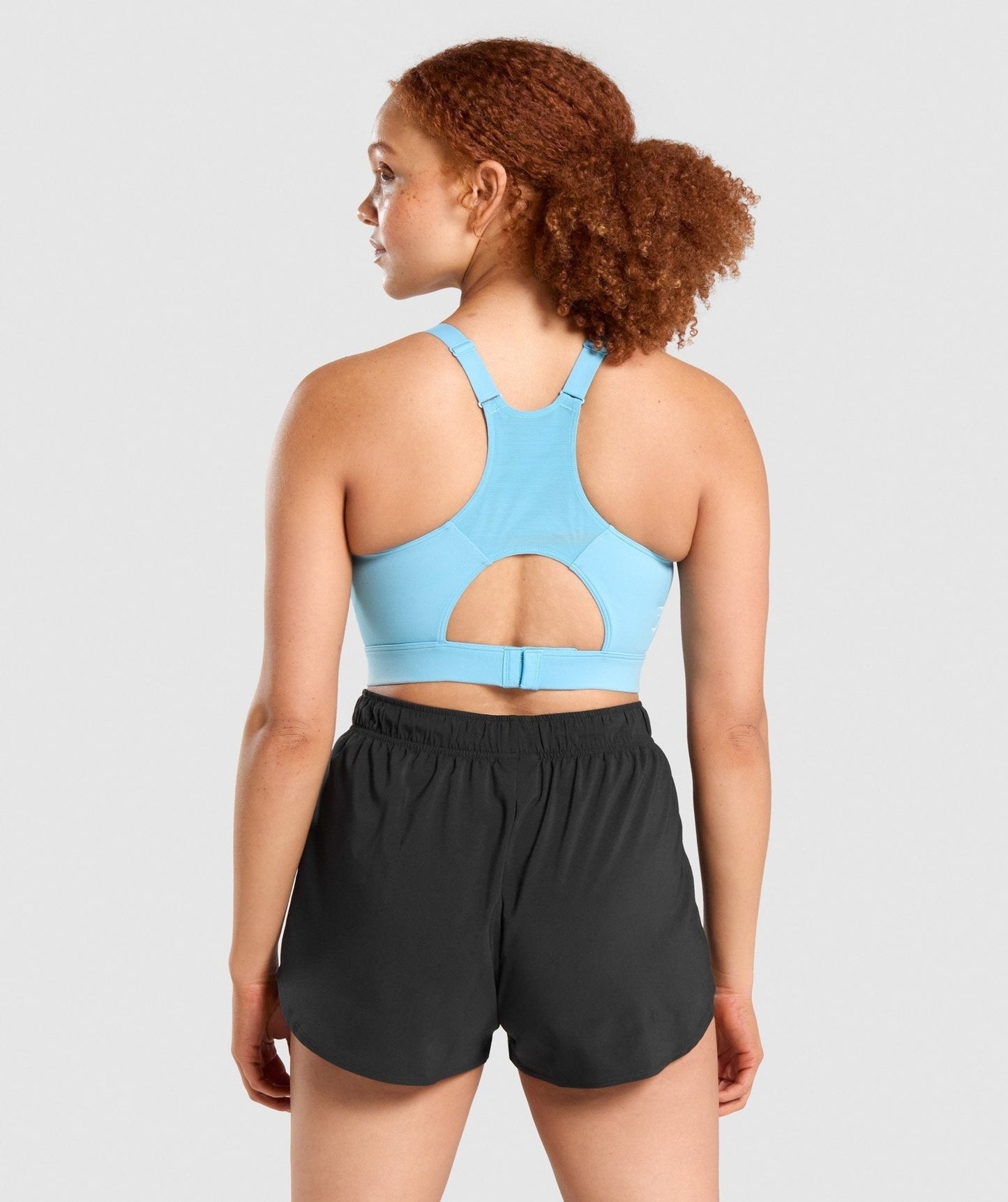 Gymshark Racer Back Sports Bra - Light Blue