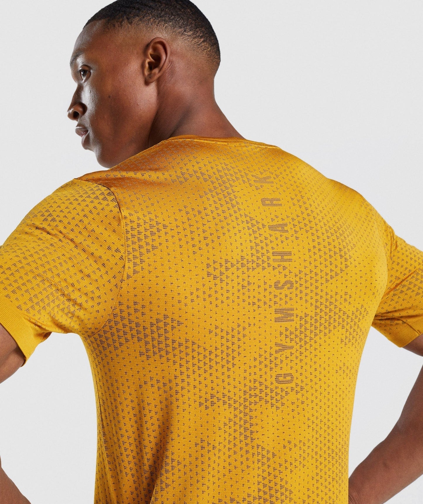 Gymshark Sport Seamless T-Shirt - Turmeric Yellow/Black