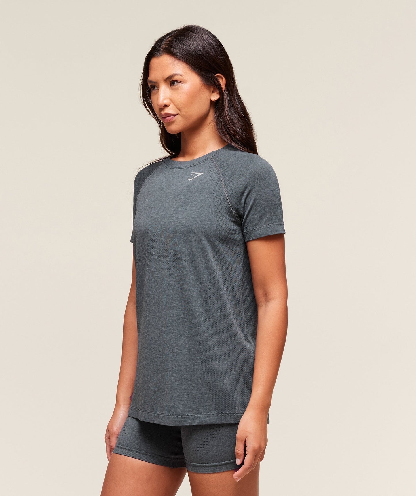 Gymshark Vital Seamless 2.0 Light T-Shirt - Strong Grey/ Marl