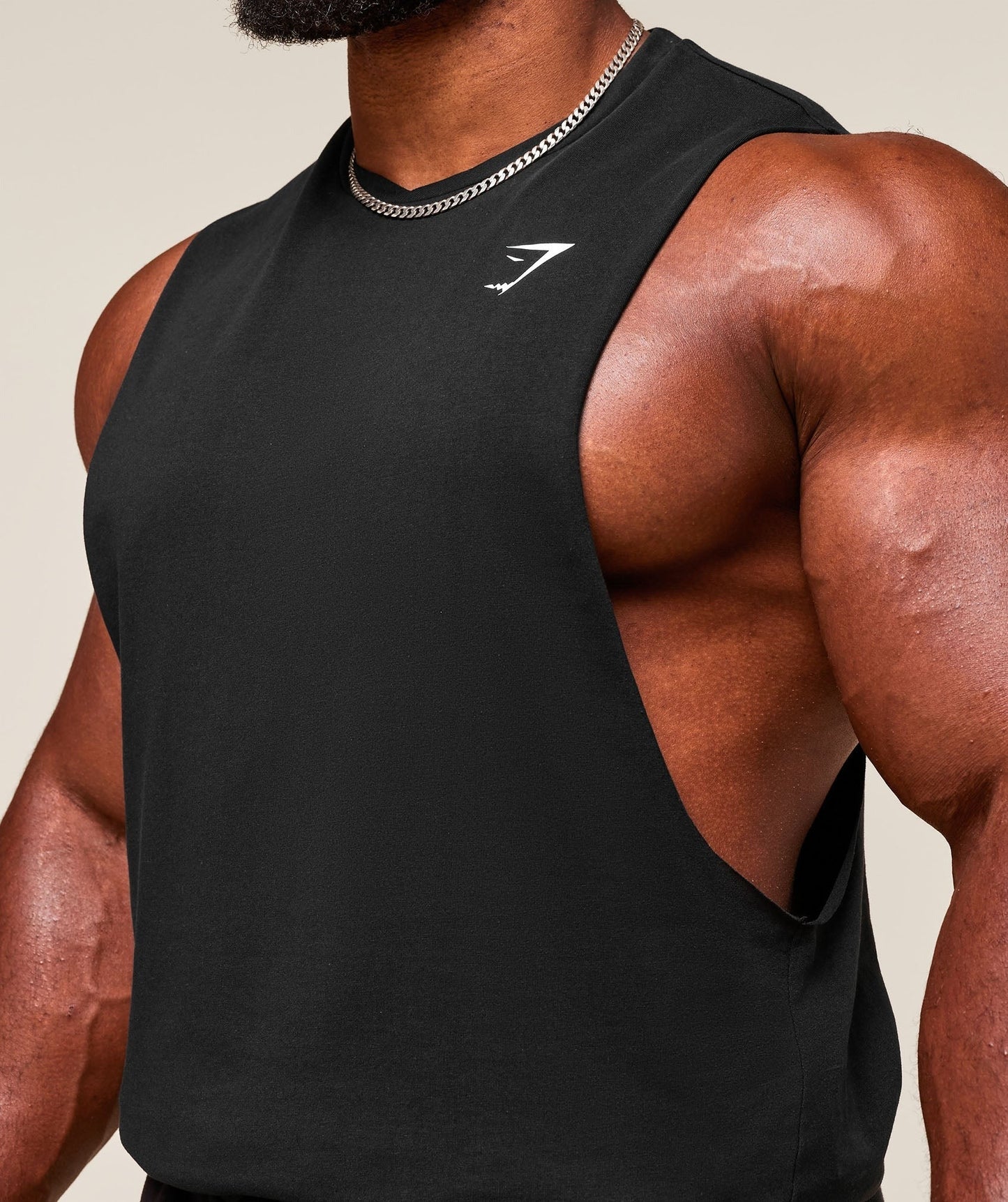 Gymshark Critical 2.0 Drop Arm Tank - Black