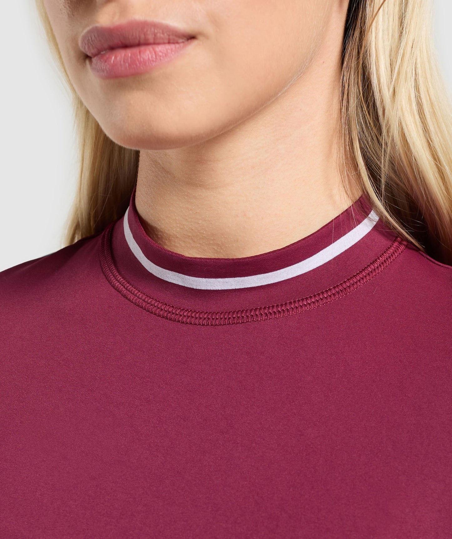 Gymshark Contrast Seamless Midi Tee - Strong Pink