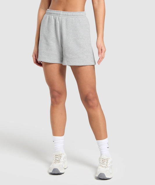 Gymshark Rest Day Sweats 2.0 Shorts - Light Grey Core Marl