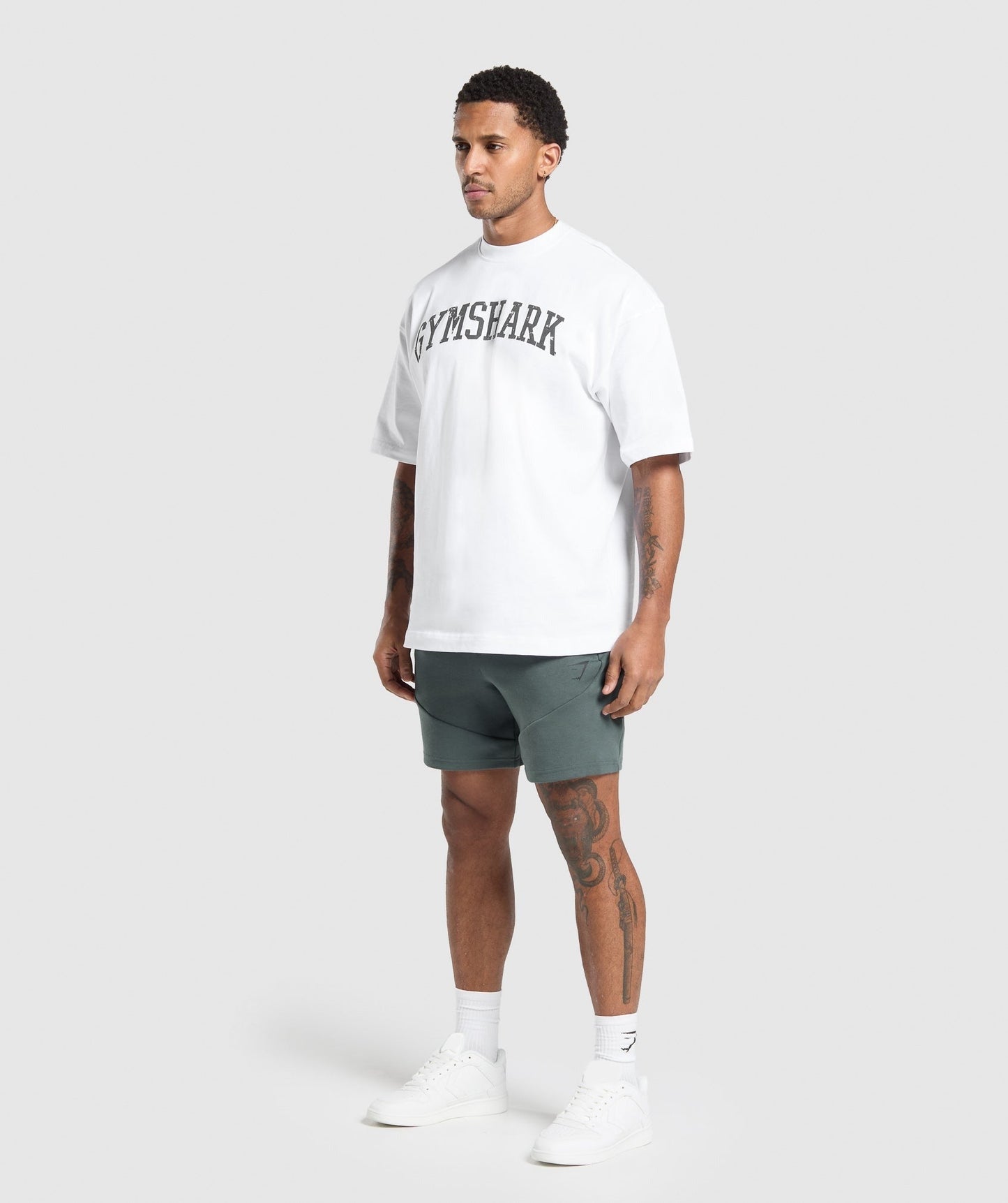Gymshark Interlock Tech 6" Shorts - Slate Teal