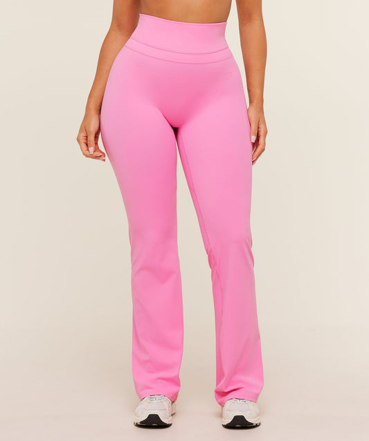 Gymshark Whitney Regular Flared Legging - Focus Pink