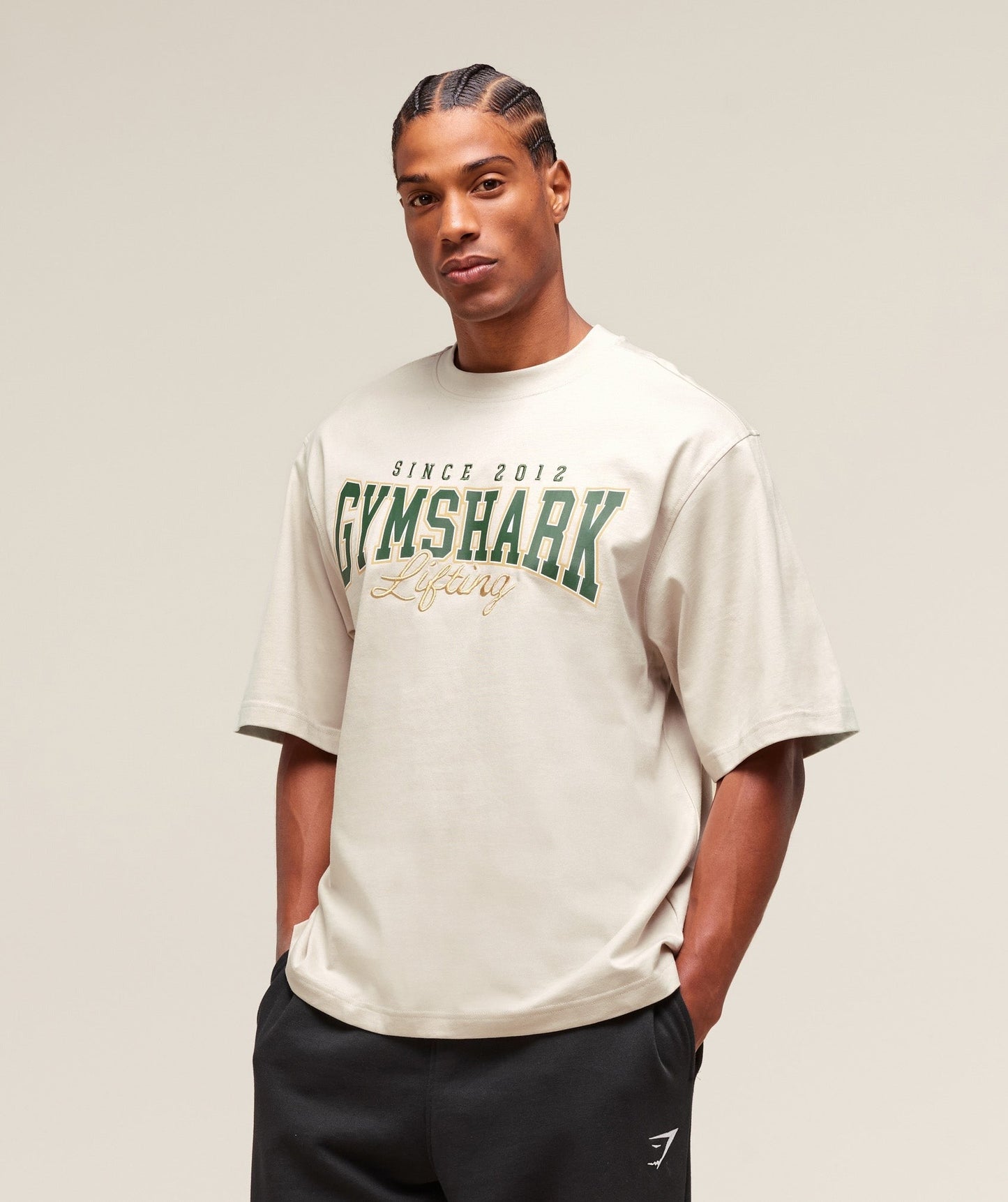 Gymshark Lifting Essentials T-Shirt - Pebble Grey