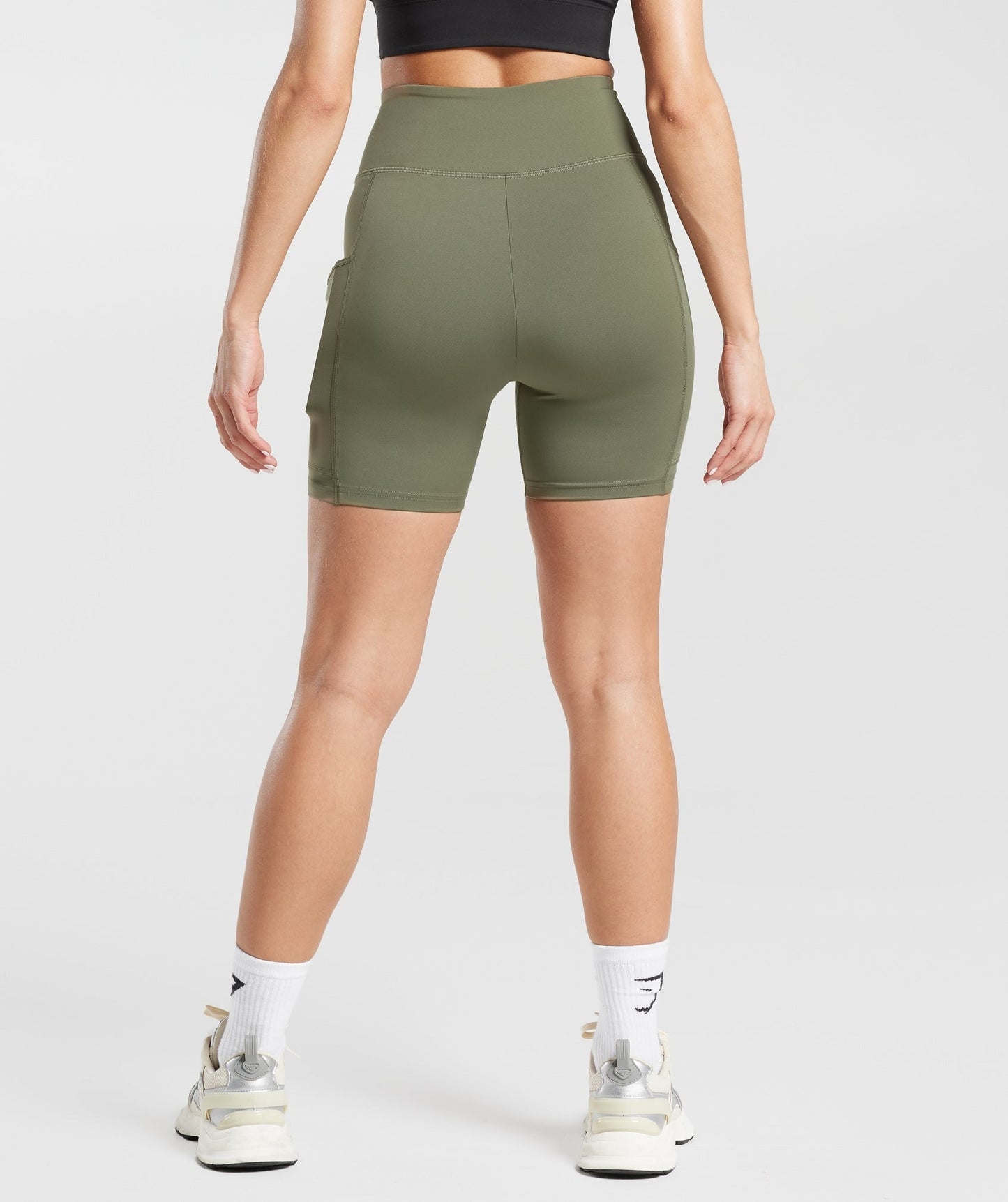 Gymshark Pocket Shorts - Dusty Olive