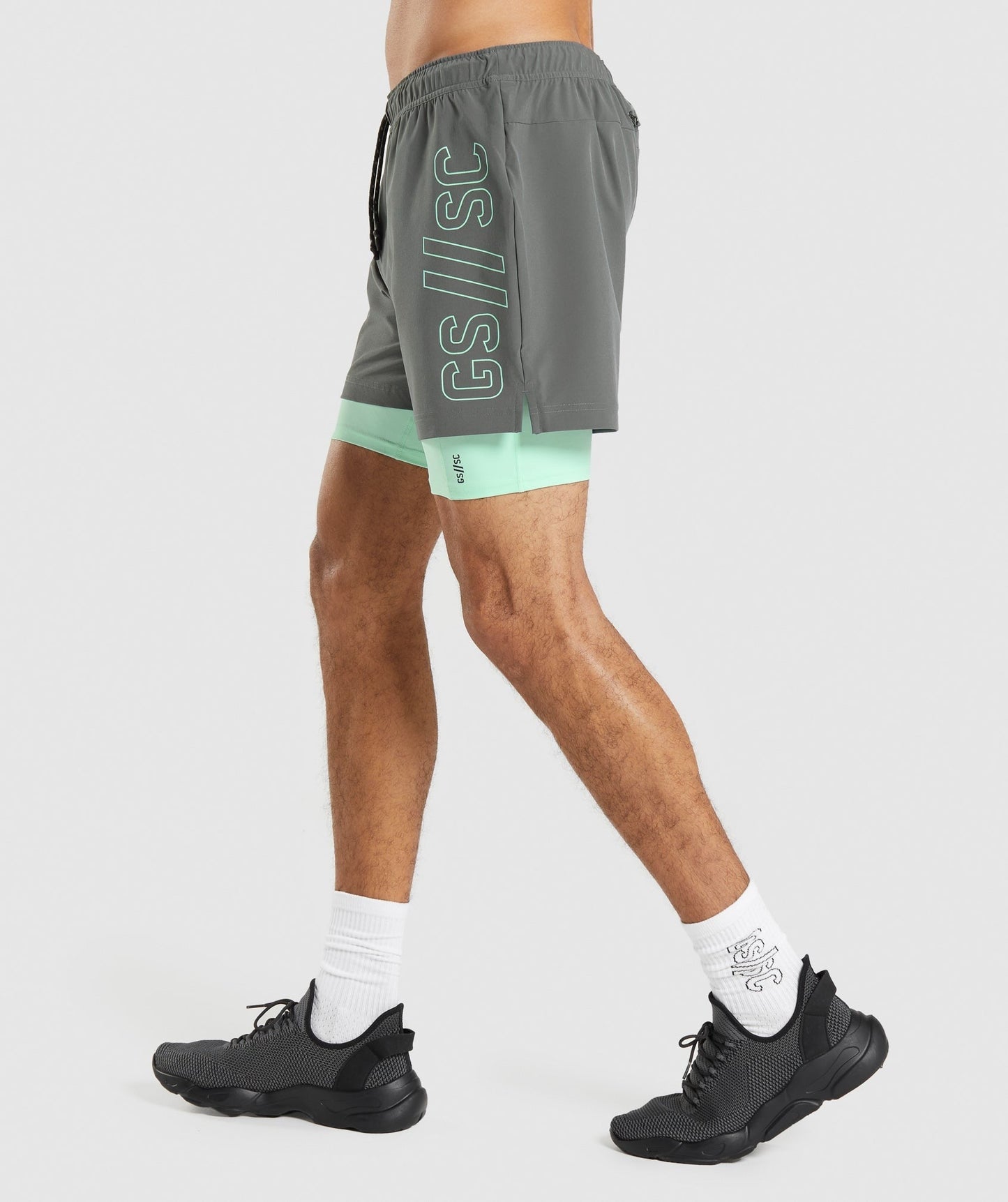 Gymshark //Steve Cook Ranger Shorts - Charcoal Grey