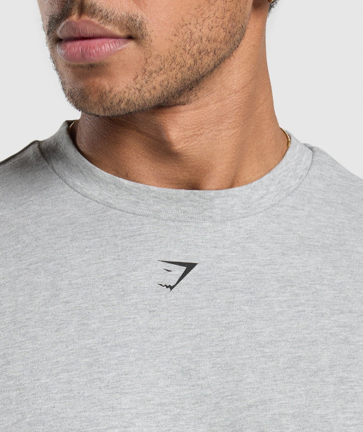 Gymshark EST 2012 Long Sleeve T-Shirt - Light Grey Core Marl