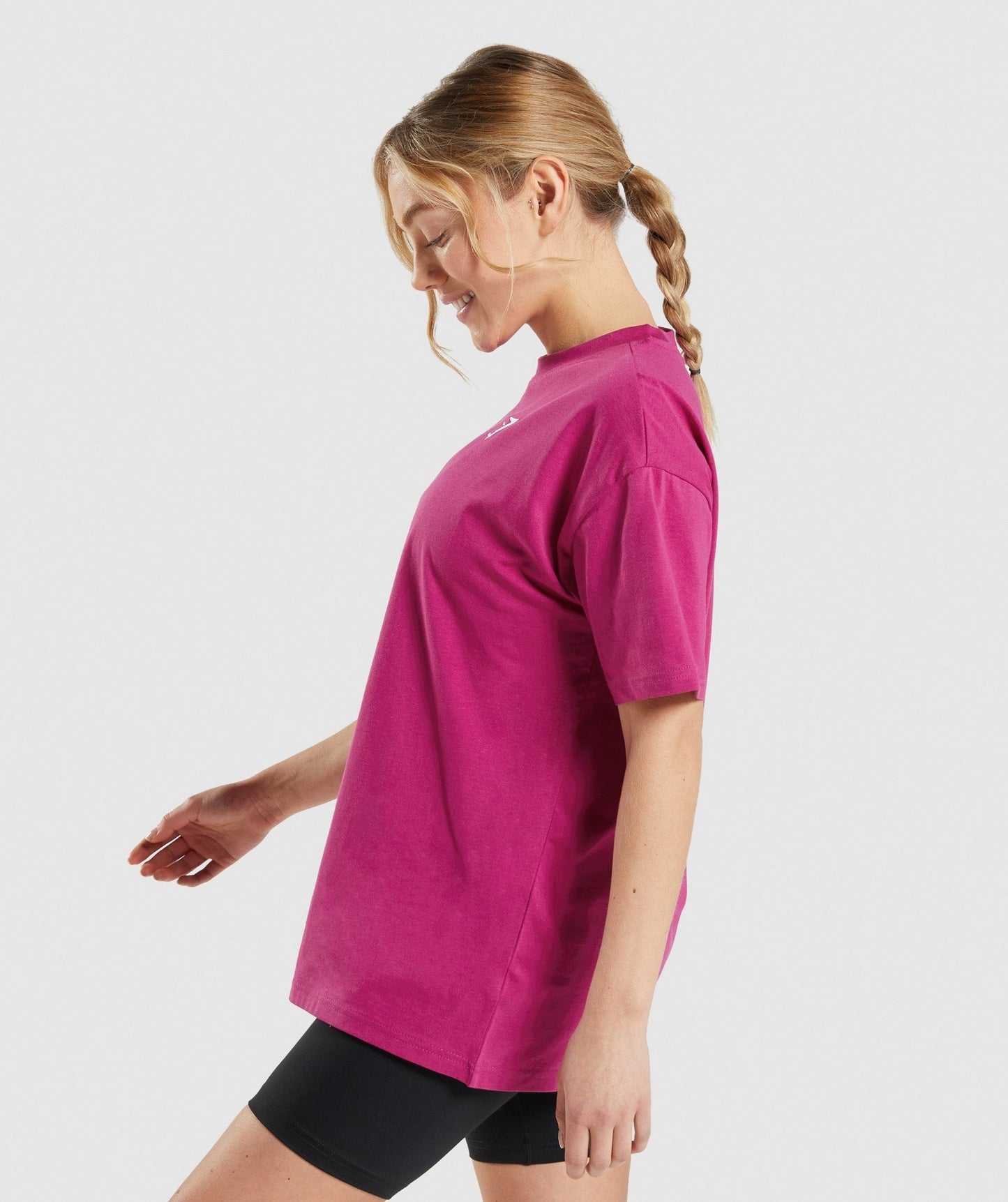 Gymshark Training Oversized T-Shirt - Dragon Pink