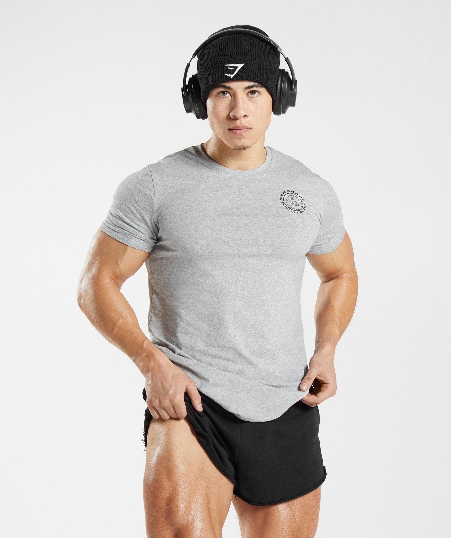 Gymshark Legacy T-Shirt - Light Grey Marl