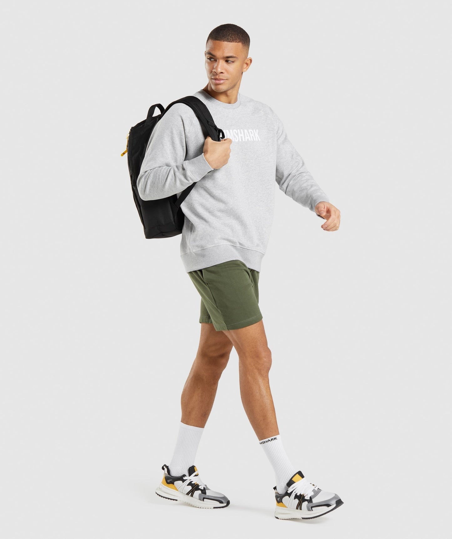 Gymshark Apollo Crew - Light Grey Marl